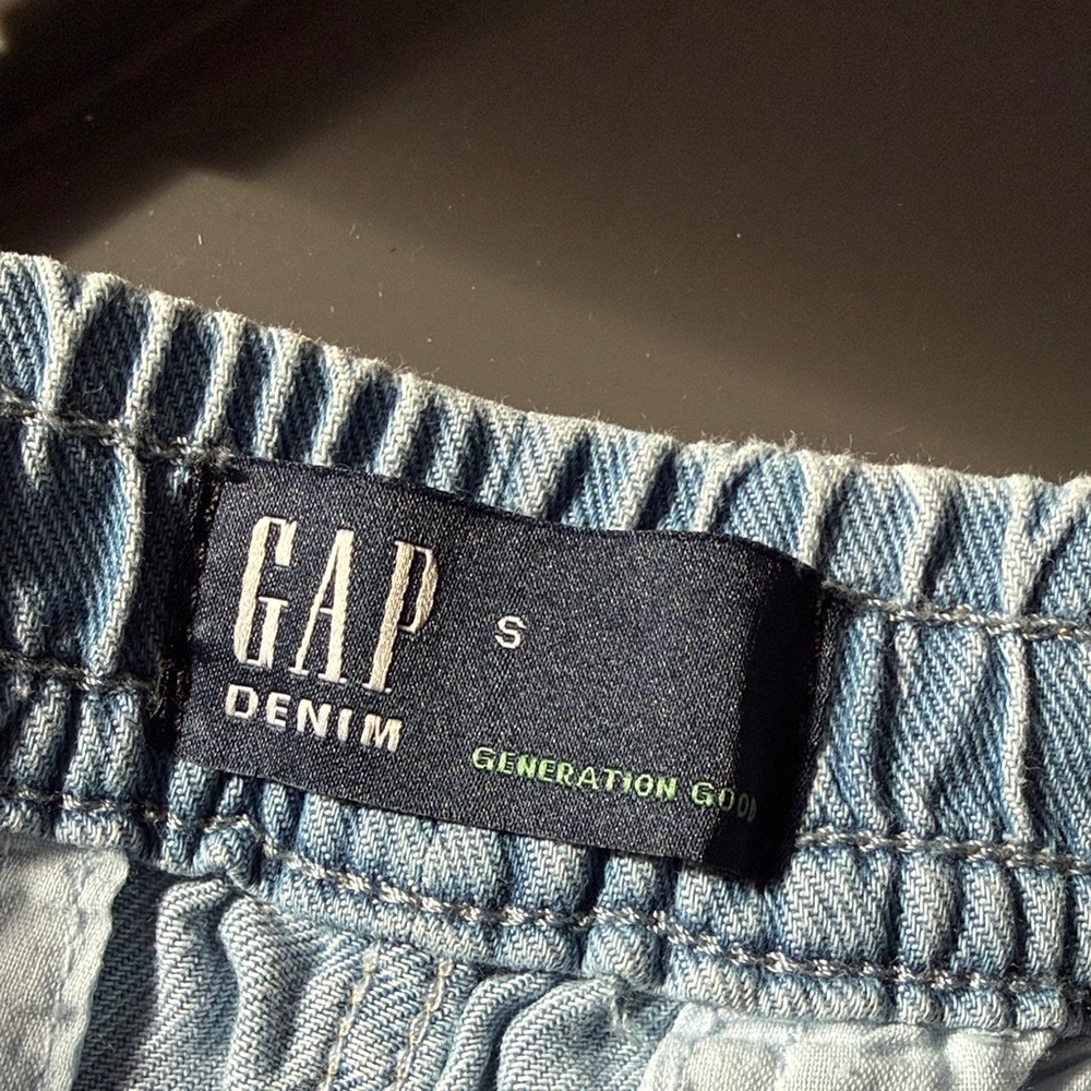 0214 - GAP Light Blue Women's Jean Shorts - Picture 4 of 5